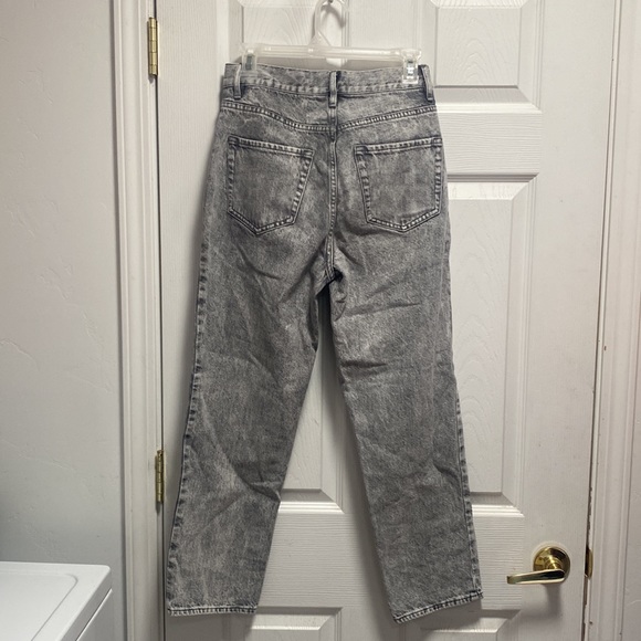 PacSun grey button up high rise straight jean size 26 - Picture 3 of 5